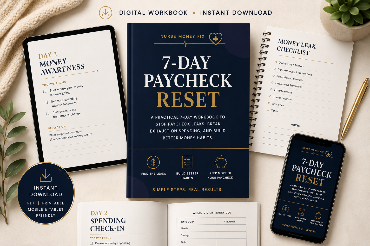 7-Day Paycheck Reset for Nurses | Nurse Money Fix